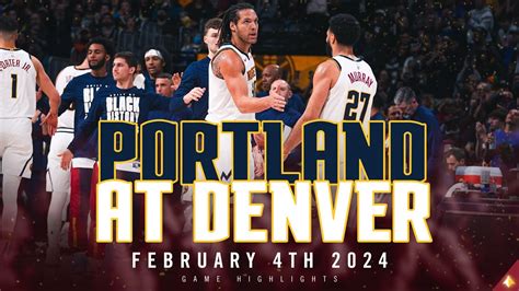 portland vs nuggets|Denver Nuggets vs Portland Trail Blazers Oct 24, 2022 Box Scores.